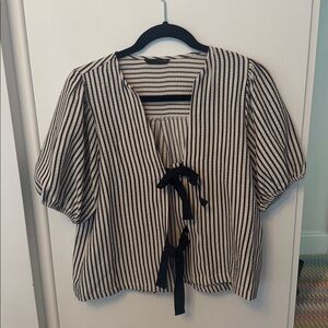Zara striped top size S. Worn once